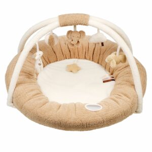 Tapis d'éveil pouf avec arches