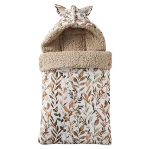 Nid d'ange en coton doublé sherpa